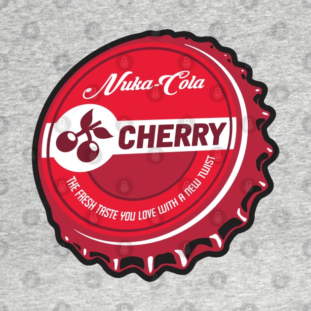 Vintage Atomic Cherry Soda Bottlecap by StudioPM71